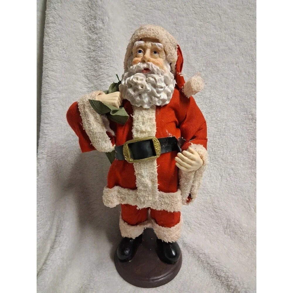 Vintage Santa Claus Figurine Holiday / Christmas Decor